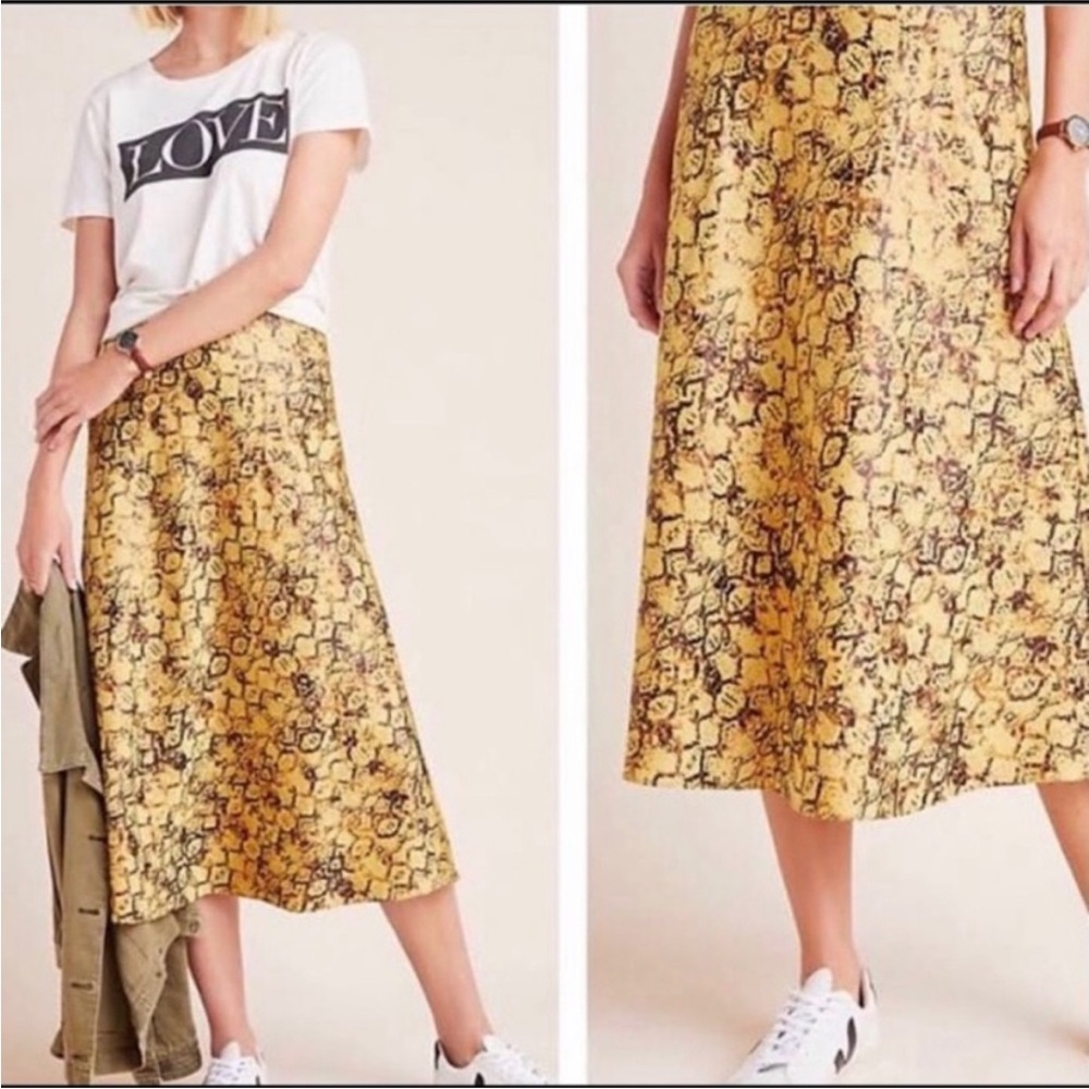 Current air snakeskin skirt